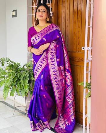 Anx 255 By Sagar Impex Banarasi Silk Festive Wear Saree Collection